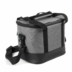 Сумка изотермическая СЛЕДОПЫТ Gray Line Pro, 13 л, цв. серый меланж, фото 6