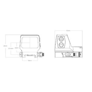 Коллиматорный прицел Vector Optics FRENZY-Plus 1x22x33 SMR, (точка 3МОА, круг, круг с точкой) (SCRD-SM44), фото 8