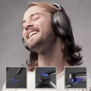 Беспроводные Bluetooth наушники BASEUS D02 ENCOK (ЧЕРНЫЙ), фото 4
