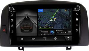 Штатная магнитола LeTrun 7803-9259 для Hyundai Sonata V (NF) 2004-2007 на Android 10 (4G-SIM, 4/64, DSP, IPS) c крутилками c оптическим выходом, фото 1