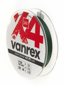 Леска плетёная Lucky John Vanrex х4 BRAID Moss Green 125/014, фото 4