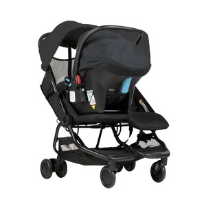 Коляска для двойни Mountain Buggy Nano Duo Black, фото 4