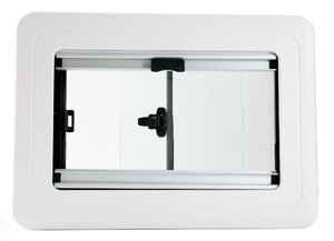 Окно 90x55см, MobileComfort W9055SR  сдвижное, шторка рулонная, антимаскитка, фото 4