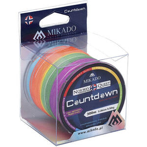 Плетеный шнур Mikado NORWAY QUEST COUNTDOWN 0,20 (300 м)-16,80 кг., фото 1