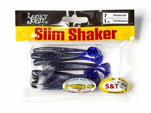 Виброхвосты съедоб. искусст. LJ Pro Series SLIM SHAKER 3in (07.60)/T52 9шт., фото 4