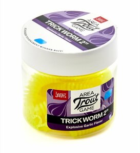 Слаги съедобные искусственные LJ Pro Series TRICKWORM 2,5in (06.35)/F05 7шт., фото 3