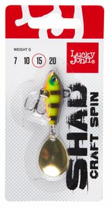 Тейл-спиннер Lucky John SHAD CRAFT SPIN 15.0г  004 в блистере, фото 3