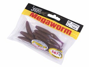 Виброхвосты съедоб. искусст. LJ Pro Series MegaWorm 3,0in (7,60)/S13 7шт., фото 4