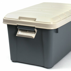 Ящик многофункц. особопрочный СЛЕДОПЫТ Expedition Box, 40 л, 600х360х320 мм, цв. графит/бежевый, фото 6