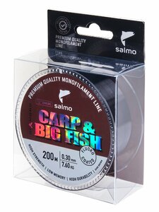 Леска моно. Salmo Diamond CARP & BIG FISH FLUORO COATED Dark Brown 200/030, фото 2