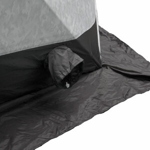 Палатка зимняя СЛЕДОПЫТ Premium 5 стен, 2,8х2,9м, h-2,05м, S по полу 5,6кв.м, 3 слоя, цвет Arctic Camo/Серый, фото 6