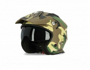 Шлем Acerbis JET ARIA Green/Brown S, фото 1