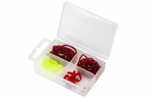 Насадки искусст. съедоб. LJ Pro Series EXTRA BLOOD WORM/MAGGOT мотыль/опарыш MIX2 240/30 шт, фото 3