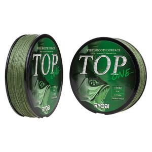 Шнур TOP PE4X-120M 5,0/d-0.370mm Dark green Ryobi, фото 7