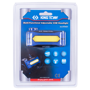 Фонарь светодиодный, налобный, 1 Led COB KING TONY 9TA51, фото 3