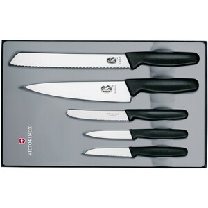 Набор Victorinox кухонный, 5 предметов, черный, фото 2