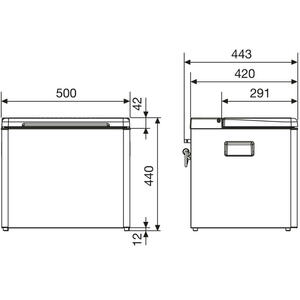 Электрогазовый автохолодильник Dometic  Combicool ACX 35, фото 6