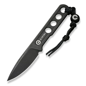 Нож CIVIVI Fixed Blade Circulus 10Cr15CoMoV Steel Black Stonewashed Handle Ostap Hel Design, фото 1