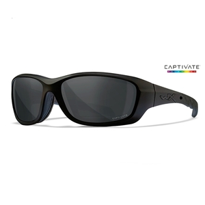 Очки защитные Wiley X WX Gravity (Frame: Matte Black, Lens: Polarized - Grey), фото 1