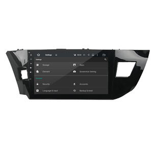Штатная магнитола CARMEDIA KD-1035 DVD Corolla E180/E170 2013-2016 вместо штатной рамки (любые комплектации), фото 2