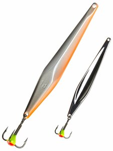 Блесна вертикальная зимняя Lucky John SHINER 45мм Minnow блистер, фото 2