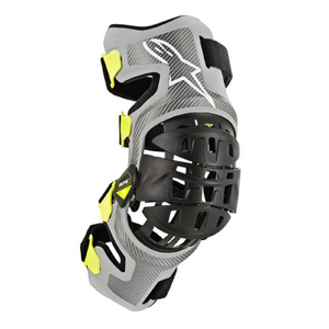 Мотозащита колена ALPINESTARS BIONIC-7 KNEE SET (серо-желтый, 195, S), фото 1