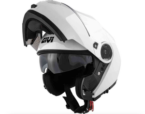 Мотошлем GIVI EXPEDITION SOLID X20 (FS-907) (белый глянцевый, 54/XS), фото 1