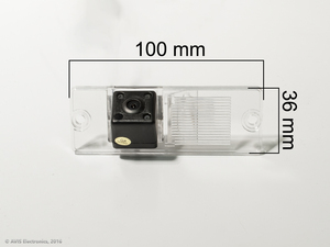 CMOS ИК штатная камера заднего вида AVEL Electronics AVS315CPR (#061) для MITSUBISHI PAJERO IV/ PAJERO SPORT I (1998-2008), фото 2