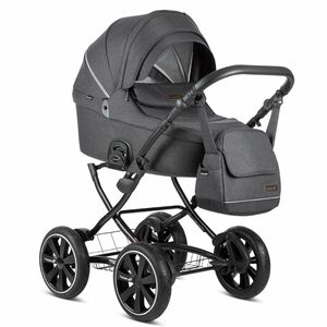 Коляска 2 в 1 Noordi Fjordi Classic Black NEW с термолюлькой, фото 2