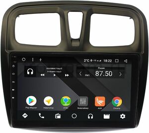 Штатная магнитола Renault Logan II 2013-2020, Sandero II 2013-2020 Wide Media CF1090PM-4/64 на Android 9.1 (TS9, DSP, 4G SIM, 4/64GB), фото 1