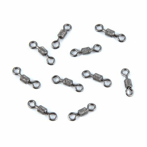 Вертлюг Namazu ROLLING RIBBED SWIVEL, латунь, цв. BN, р. 10, test-4 кг (уп.10 шт)/2000, фото 3