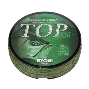 Шнур TOP PE4X-120M 7,0/d-0.437mm Dark green Ryobi, фото 6
