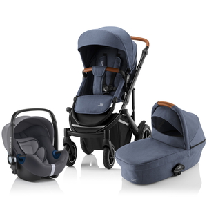 Коляска 3 в 1 Britax Romer Smile III BS3 i-Sense Indigo Blue, фото 1