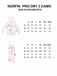 Костюм демисезонный Norfin PRO DRY 3 CAMO р.XXL, фото 2