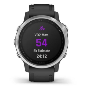 Garmin Fenix 6S серебристый с черным ремешком, фото 7