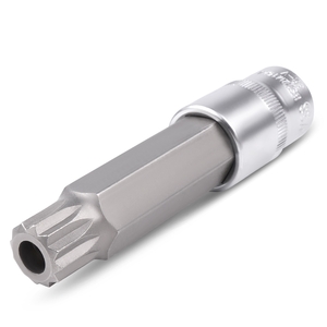 Торцевая головка со вставкой AVS BS12M16HL, M16, квадрат 1/2″, профиль SPLINE с отверстием, фото 4