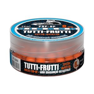 Бойлы насад. плав. Sonik Baits TUTTI FRUTTI MICRON Fluo Pop-ups 8мм 50мл, фото 1