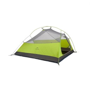 Палатка 3-местная Naturehike сверхлегкая + коврик Сloud up NH18T030-T, 20D , светло-зеленый, фото 2