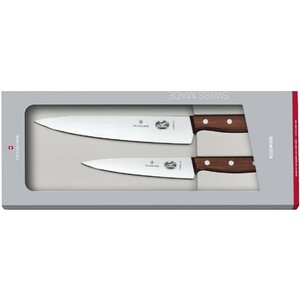 Набор Victorinox кухонный, 2 предмета, лезвие прямое, рукоять из палисандрового дерева, фото 2