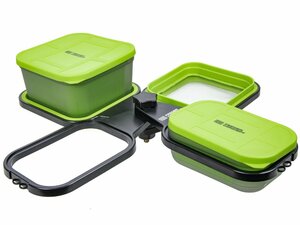Набор коробок и аксессуаров для прикормки и насадки с подставкой FC FEEDER BAIT BOX SET (12 предметов), фото 4