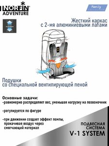 Рюкзак Norfin ADVENTURE 55, фото 9