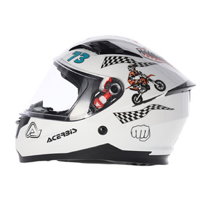 Шлем детский Acerbis CARLINO KID 22-06 White L (глянцевый), фото 4