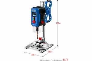 Настольный вертикально-сверлильный станок ЗУБР Профессионал 800 Вт, 13 мм БЗП ВСС-П800, фото 2