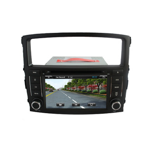 Штатная магнитола CARMEDIA KD-7054 DVD Mitsubishi Pajero IV 2006-2015 (V97/V93) поддержка штатного усилителя Рокфорд, фото 4