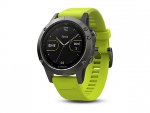 Garmin Fenix 5 серые с желтым ремешком, фото 1