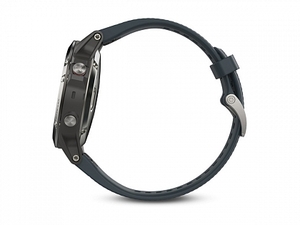 Garmin Fenix 5 серебристые с синим ремешком, фото 4