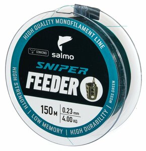 Леска моно. Salmo Sniper FEEDER Moss Green 150/023, фото 3