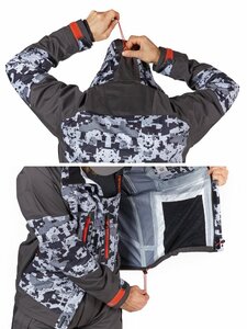 Костюм демисезонный Norfin PRO DRY 3 CAMO р.XXL, фото 4