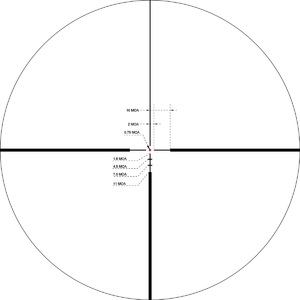 Оптический прицел Vector Optics Continental 2-12x50 Hunting, сетка L4a, 30 мм, азотозаполненный, с подсветкой (SCOM-15P), фото 13