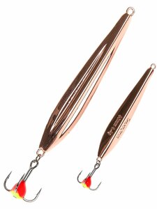 Блесна вертикал. зим. Lucky John FIN Blade с цеп. и kр. 40мм C блистер, фото 2